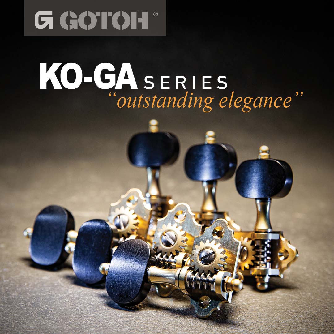 6 Gotoh tuners with the Ko-ga series name across the top 