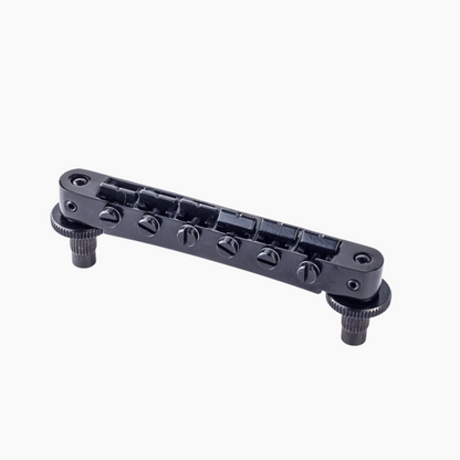 black Nashville Style Tunematic Bridge with Pre-Notched Saddles