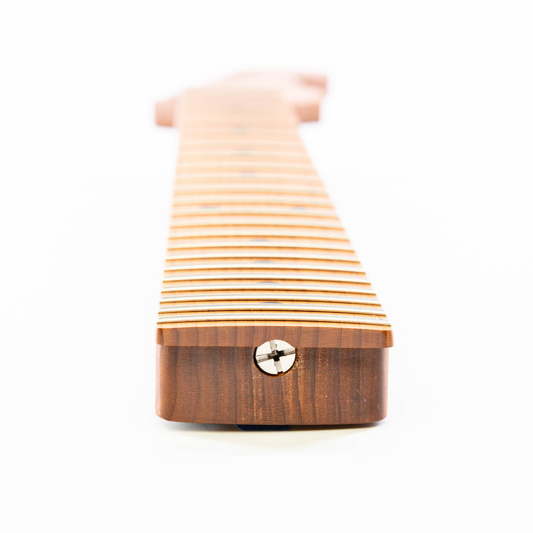 ap select tribute 1984 neck quartersawn heel view