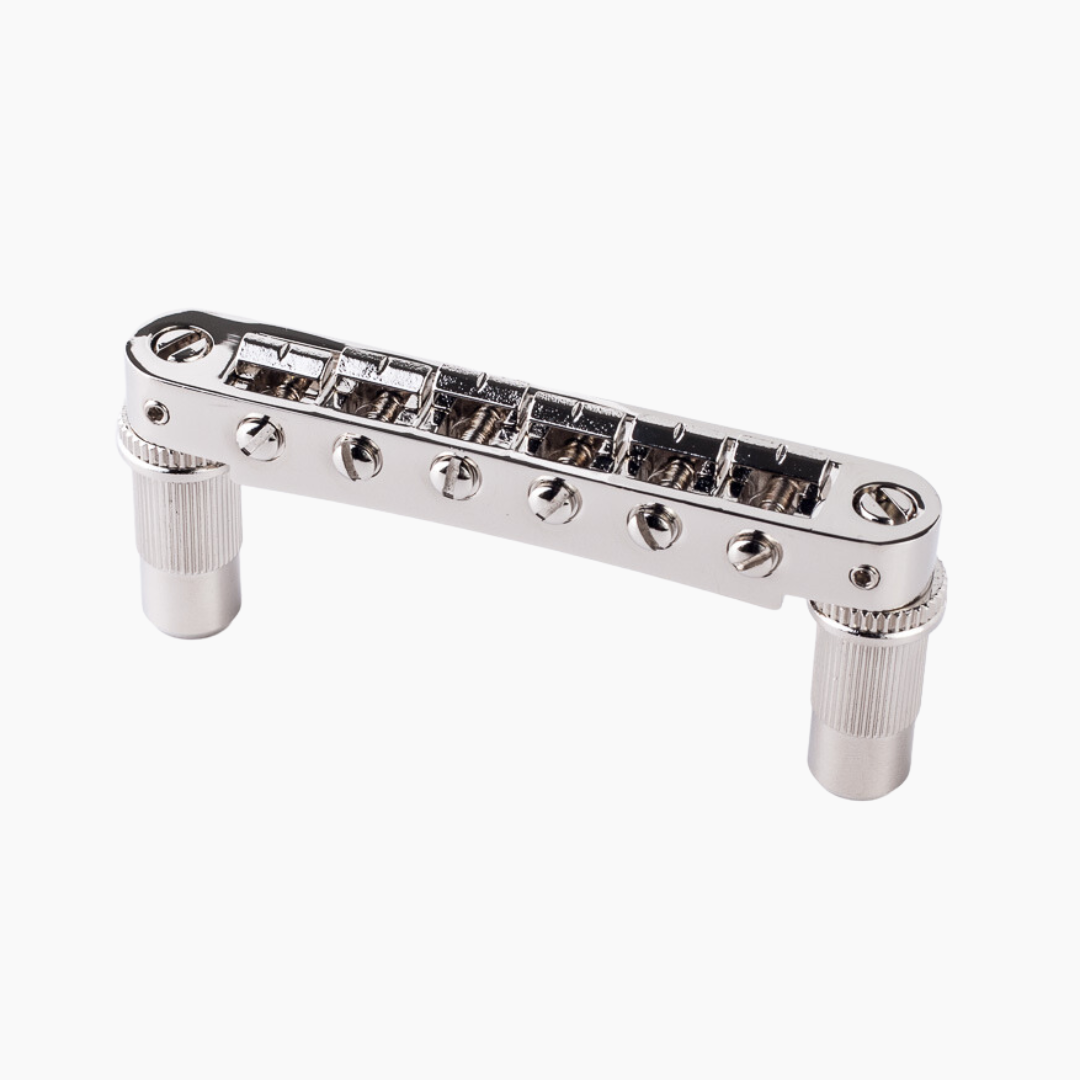 nickel locking Nashville style bridge with saddle adjustment screws