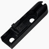 Allparts Economy Single String Lock-Down Bass Bridge - Black