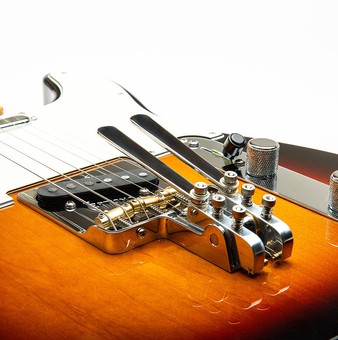 guitar with t-bender bridge