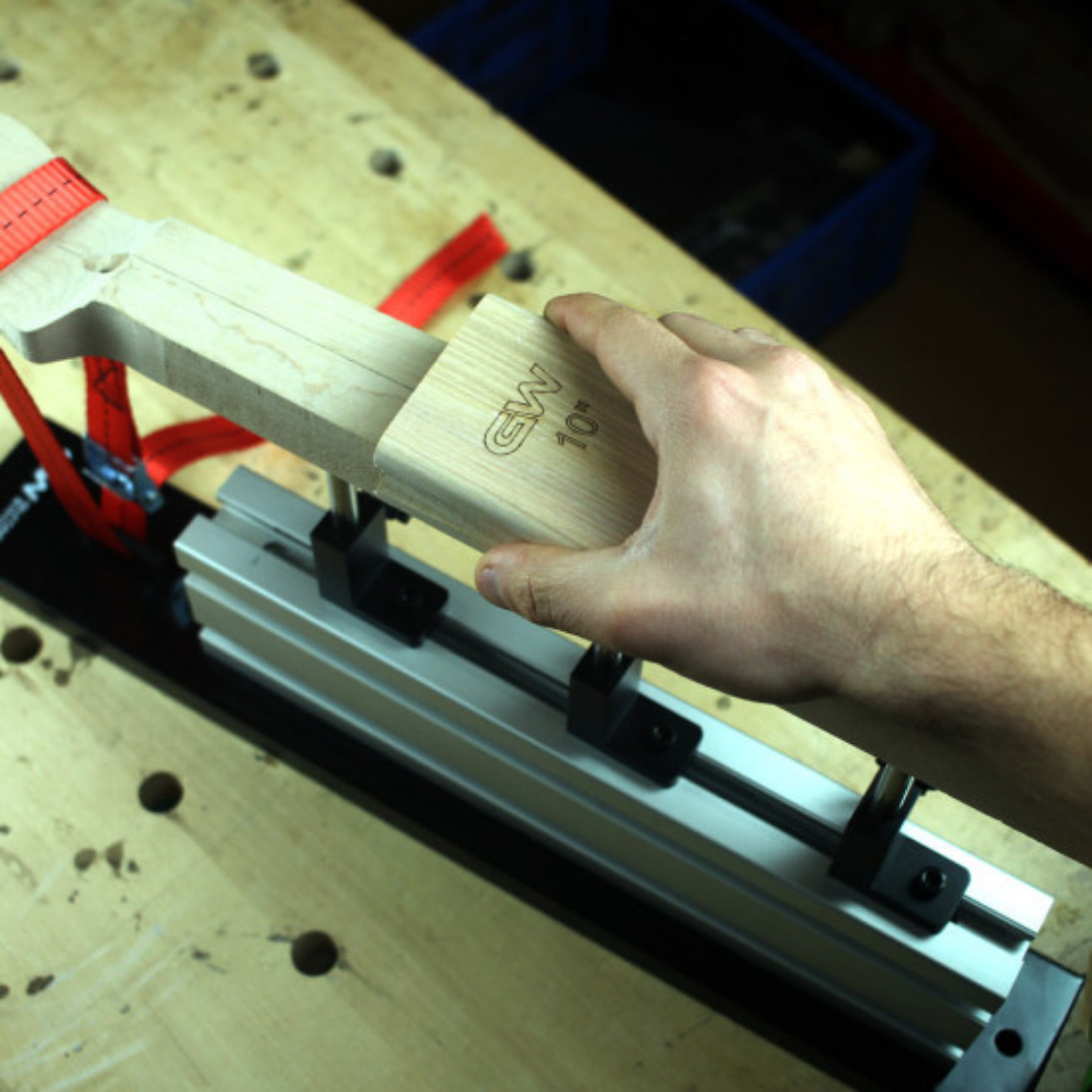 person using a 10" sanding block