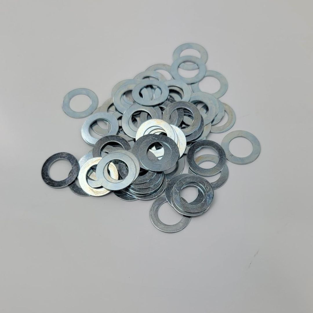 zinc plated dress washers bulk view