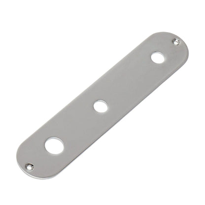 tele control plate for 3 way toggle chrome angled view 