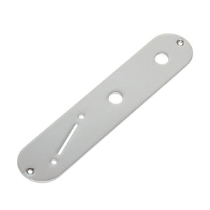 tele control plate slanted switch angled view chrome