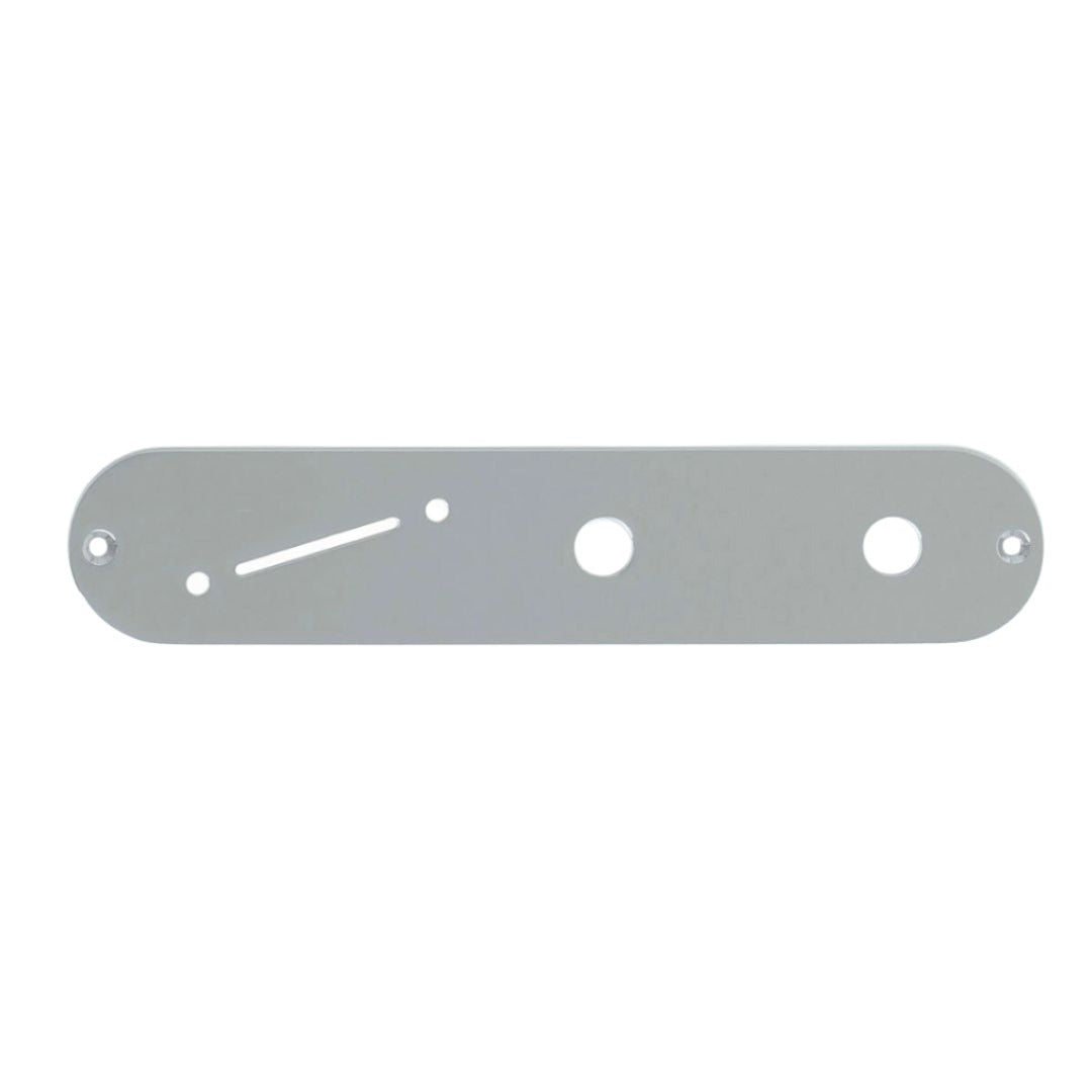 tele control plate slanted switch chrome top view