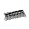 Allparts Modern Quick Release 6-String Bass Bridge - Chrome