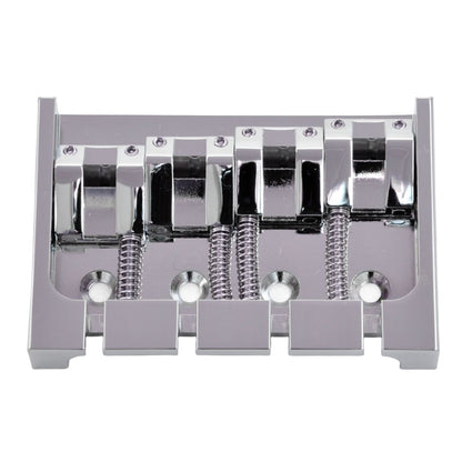 bass bridge 4 string top view chrome