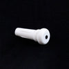 Allparts Plastic End Pins for Acoustic - White with black dot