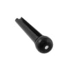 Allparts Plastic Dotted Bridge Pins - Black with White Dot