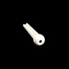 Allparts Plastic Dotted Bridge Pins - White with black dot