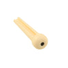 Allparts Plastic Dotted Bridge Pins - Cream with black dot