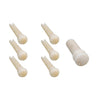 Clavijas para puente de guitarra Allparts Camel Bone - Sin punto