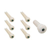 Allparts Camel Bone Guitar Bridge Pins - Abalone Dot