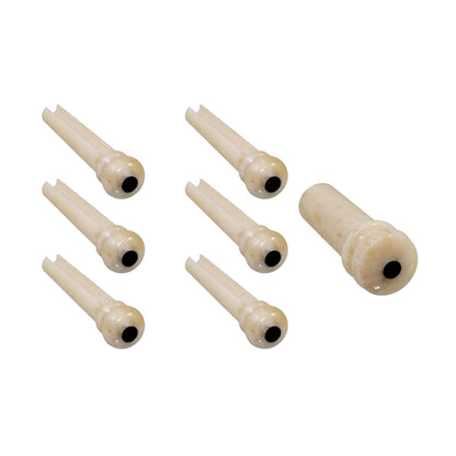 Clavijas para puente de guitarra Allparts Camel Bone