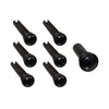 Allparts Slotted Ebony Bridge Pins - No dot