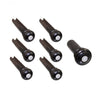 Allparts Slotted Ebony Bridge Pins - Mother of Pearl dot