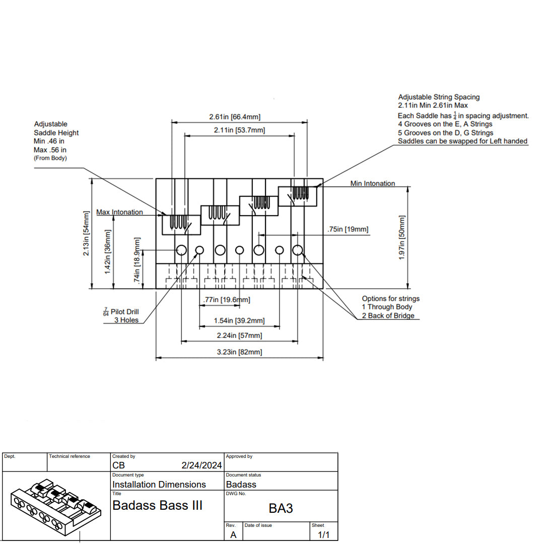 badass III line drawing