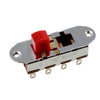 Switchcraft® On-Off-On Slide Switch for Mustang® - Red knob, CW