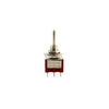 Allparts On-On-On Round Bat Mini Switch - Chrome