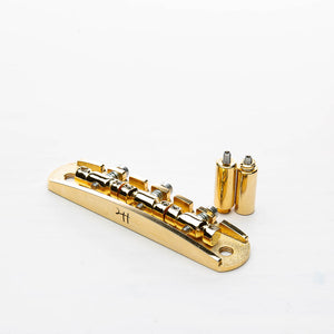 halon offset US-spec bridge w/ hardware front angled view gold