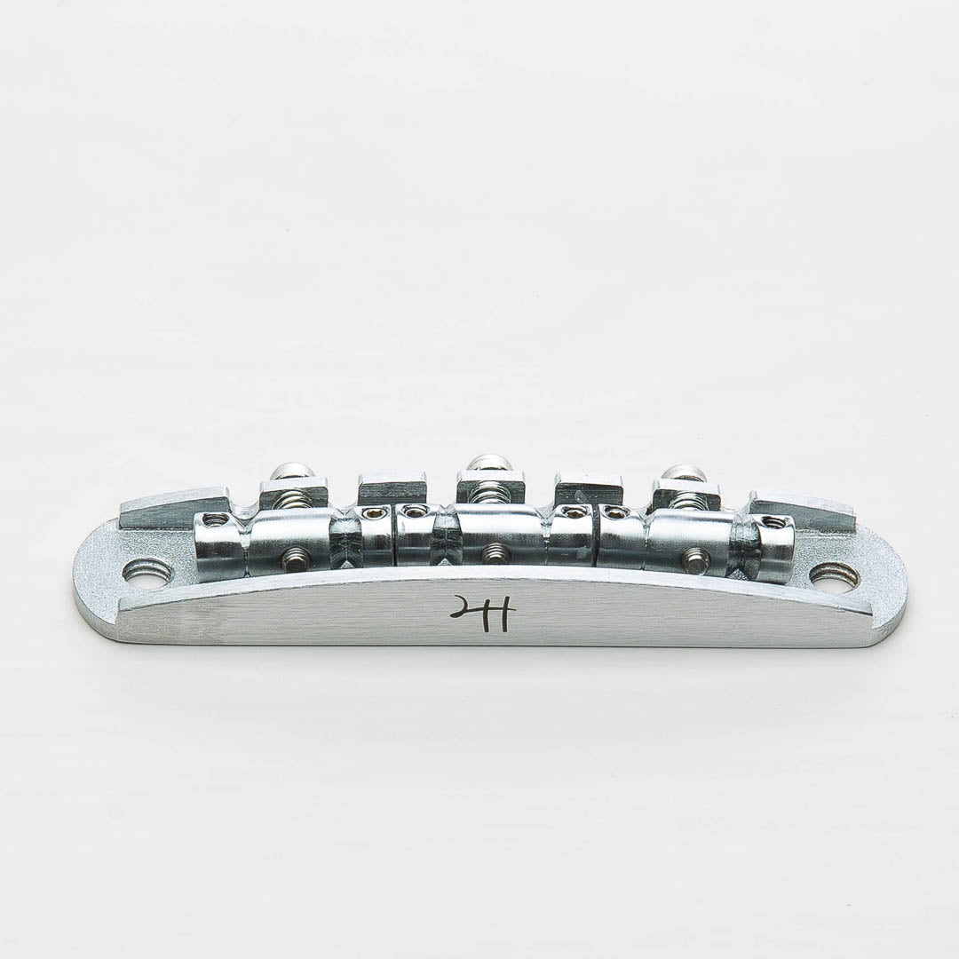 halon metric offset bridge front view satin chrome