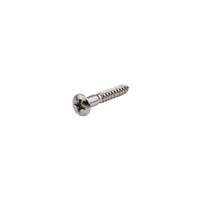 bridge mounting screw single view nickel