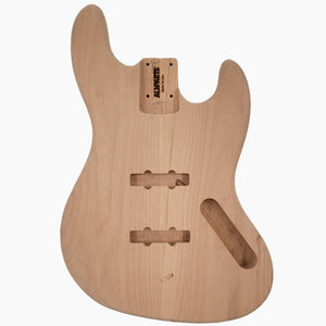 j bass body unfinished alder