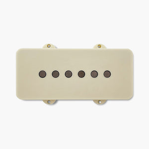 Pastilla de puente Razor® Mangetsu Full Moon para Jazzmaster® - Blanco envejecido