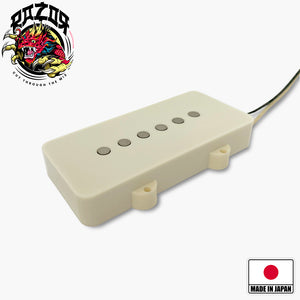 Pastilla de puente Razor® Mangetsu Full Moon para Jazzmaster® - Blanco envejecido