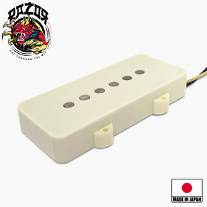 Pastilla de mástil Razor® Mangetsu Full Moon para Jazzmaster® - Blanco envejecido