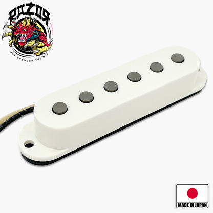 Pastilla Razor® Buraddo mūn Blood Moon para Stratocaster® - Blanco