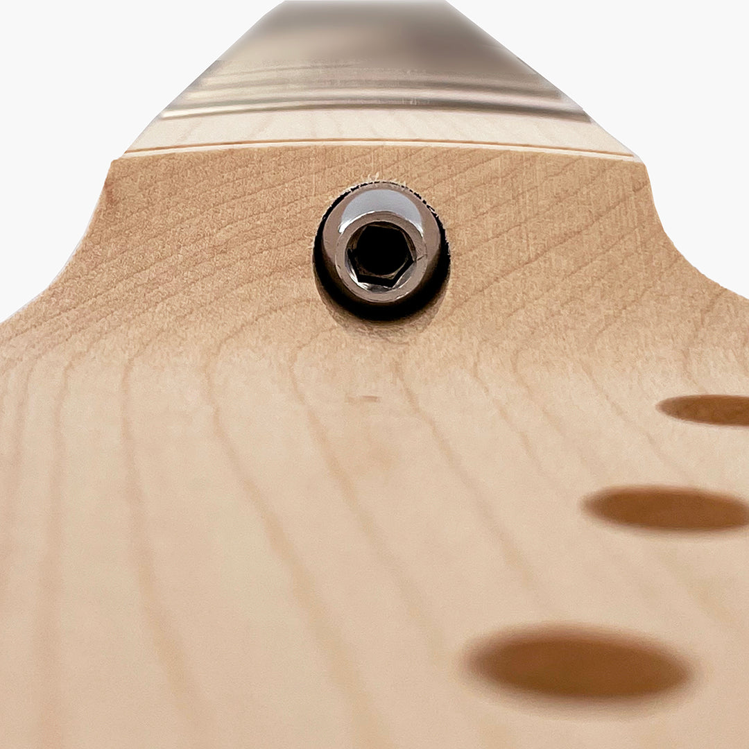 front view of the stratocaster neck screw