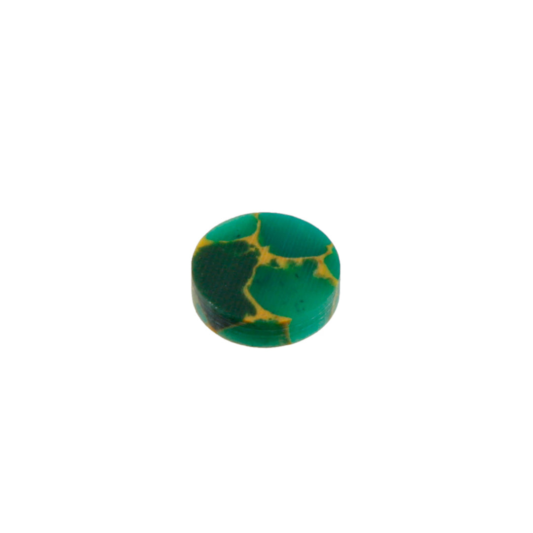 LT-1495-000 Puntos con incrustaciones de piedra de jade, 12 piezas