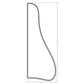 pickguard for archtop line drawing