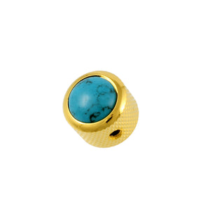 MK-3180 Q-Parts Turquoise Dome Knob