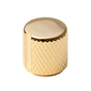 Goldo Deluxe Pot Knob - Large, Tall - Gold