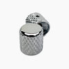 MK-0112 Heavy Knurl Metal Barrel Knobs - Chrome