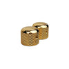 MK-3150 Short Metal Dome Knobs - Gold