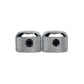 mini dome knob set set-screw view chrome