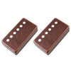 PC-6967 53mm Humbucking Pickup Cover Set - Antique Bronze