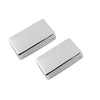 PC-0307 Humbucking Pickup Cover Set with No Holes - Chrome