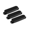 PC-0446 Pickup Cover Set with No Holes for Stratocaster® - Black