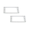 PC-0741 Flat Profile Humbucking Pickup Ring Set - Chrome