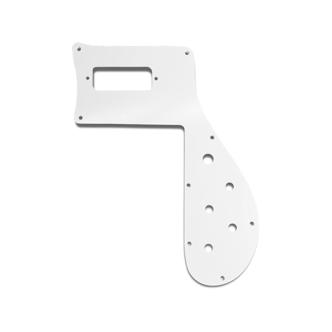 4001 Rickenbacker bass pickguard white