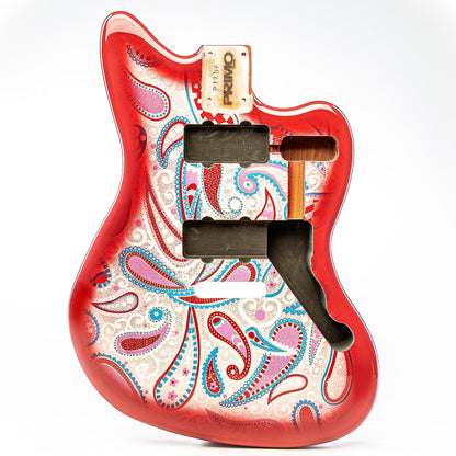 primo fiesta paisley jazzmaster body front view