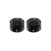 PK-0130 Set of 2 Vintage-style Speed Knobs - Black