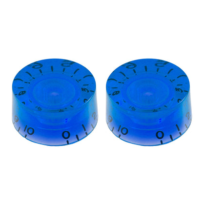 2 blue volume knobs