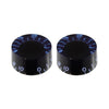 PK-0134 Set of 2 Vintage-style Tinted Speed Knobs - Blue tint